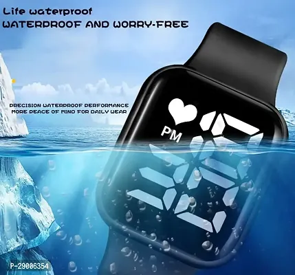 New Digital LED Full Waterproof Watch For Unisex-thumb2