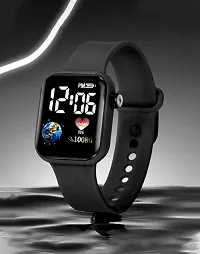 Digital Watch - Most Selling Latest Trending Men and Women watches Best Quality Classy Digital Watch Wrist Watch Sports Watch LED Band for Kids, Boys and Girls-thumb2