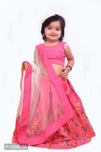 kids girls lehenga choli duptta set-thumb0