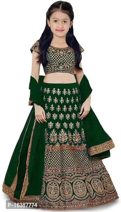 kids girls lehenga choli duptta set