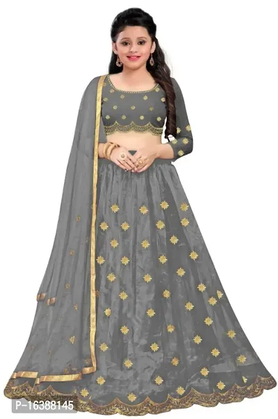 kids girls lehenga choli duptta set-thumb0