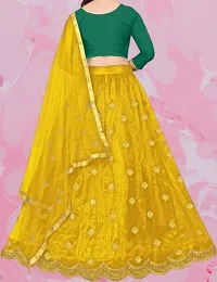 kids girls lehenga choli duptta set-thumb1