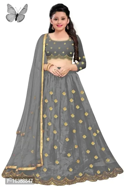 kids girls lehenga choli duptta set-thumb0