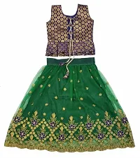 kids girls lehenga choli duptta set-thumb1