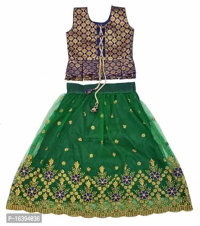 kids girls lehenga choli duptta set-thumb2