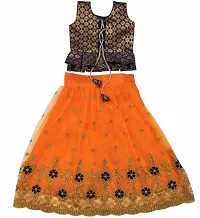 kids girls lehenga choli duptta set-thumb1