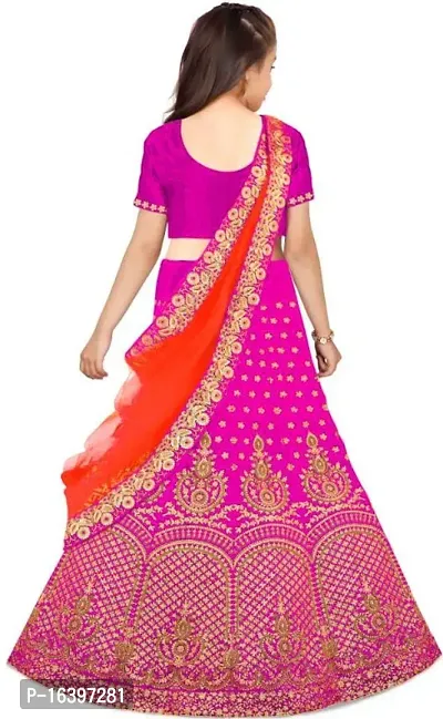 kids girls lehenga choli duptta set-thumb2