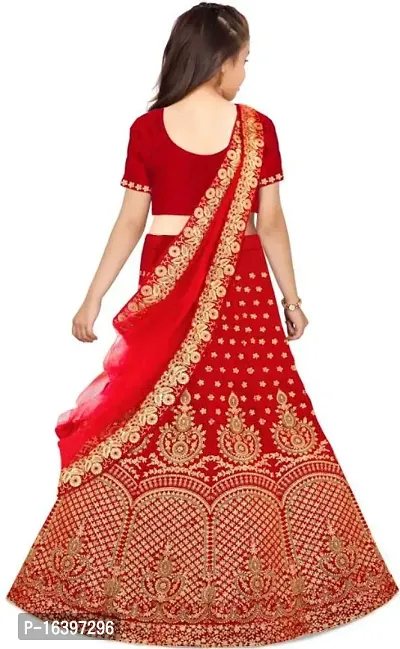 kids girls lehenga choli duptta set-thumb2