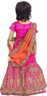 kids girls lehenga choli duptta set-thumb1