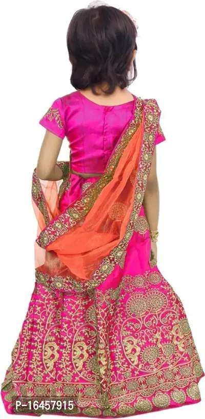 kids girls lehenga choli duptta set-thumb2