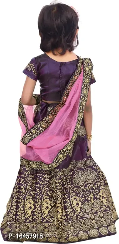 kids girls lehenga choli duptta set-thumb2