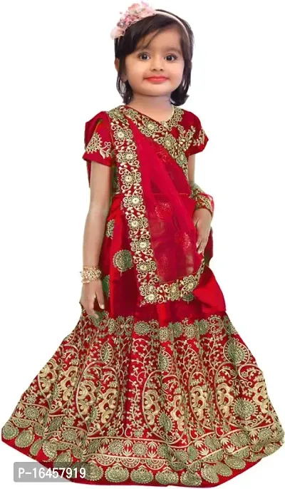 kids girls lehenga choli duptta set-thumb0