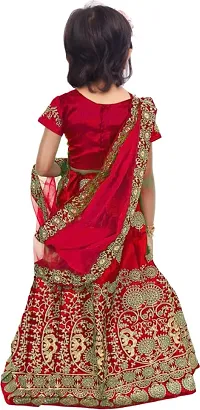 kids girls lehenga choli duptta set-thumb1