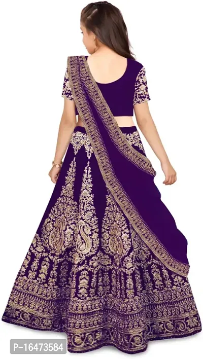 kids girls lehenga choli duptta set-thumb2