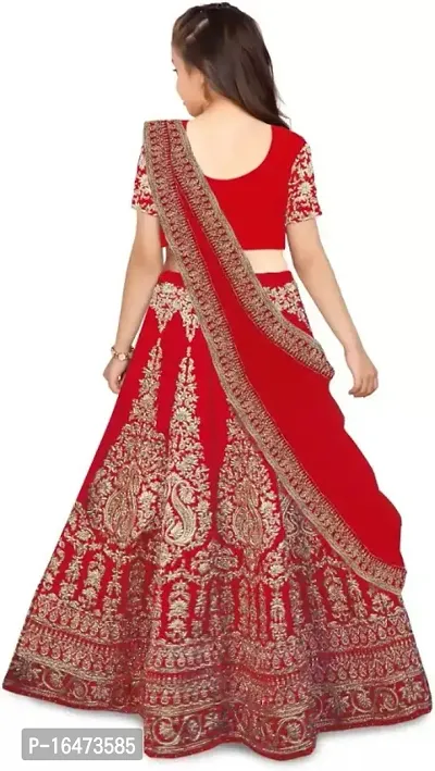 kids girls lehenga choli duptta set-thumb2