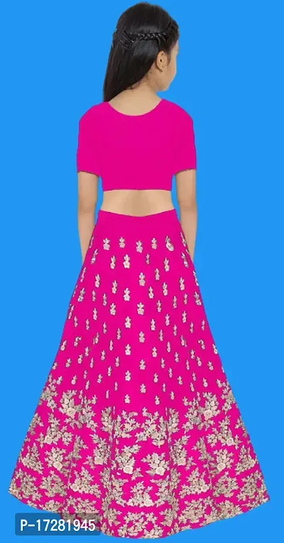 kids girls lehenga choli duptta set-thumb2