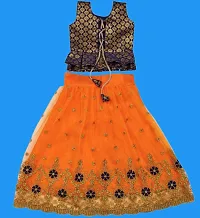 kids girls lehenga choli duptta set-thumb1