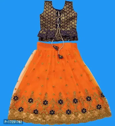 kids girls lehenga choli duptta set-thumb2