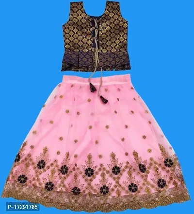 kids girls lehenga choli duptta set-thumb2