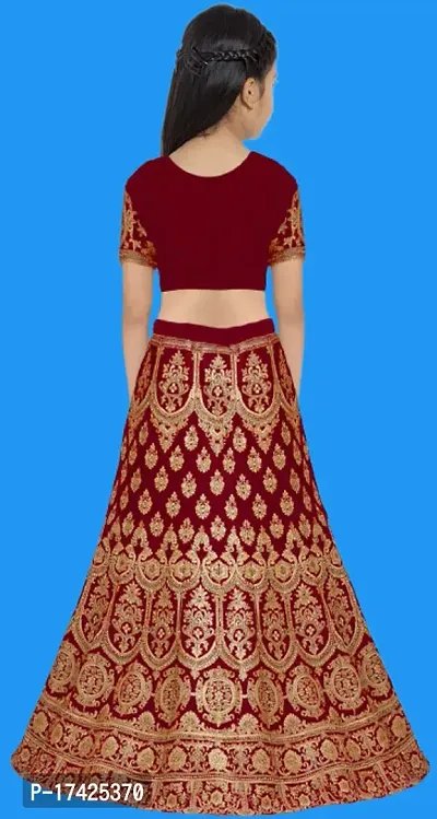 kids girls lehenga choli duptta set-thumb2