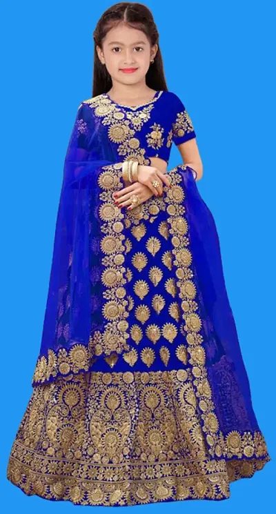 Girl's EmbroideredLehenga Choli