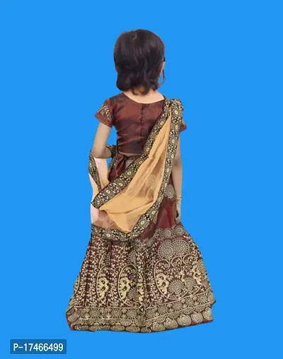 kids girls lehenga choli duptta set-thumb2