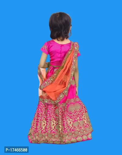 kids girls lehenga choli duptta set-thumb2