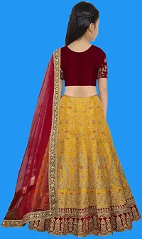 kids girls lehenga choli duptta set-thumb1