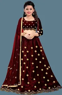 kids girls lehenga choli duptta set-thumb2