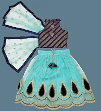 kids girls lehenga choli duptta set-thumb2