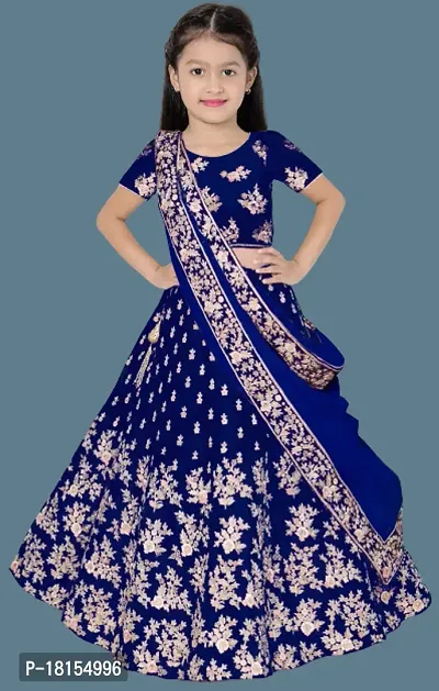 kids girls lehenga choli duptta set-thumb3