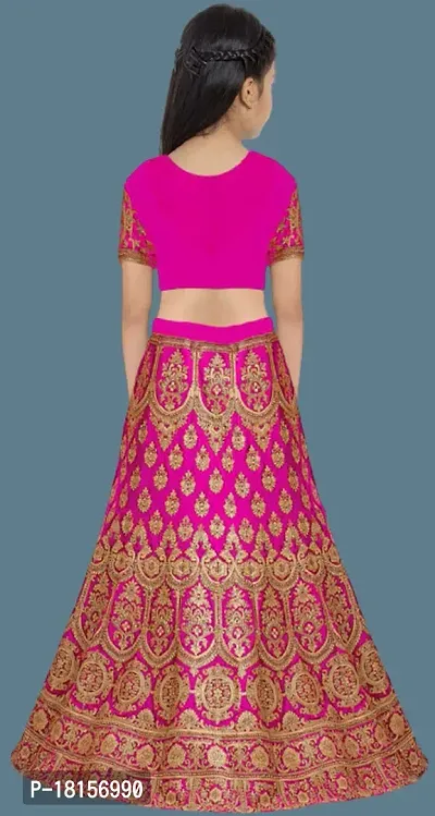 kids girls lehenga choli duptta set-thumb2