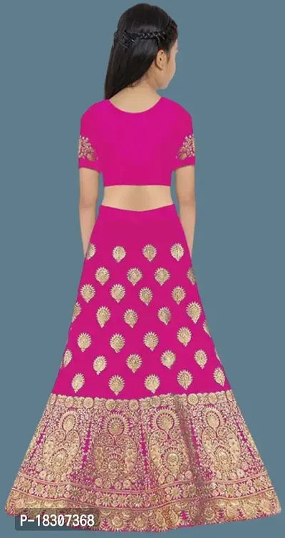 kids girls lehenga choli duptta set-thumb2