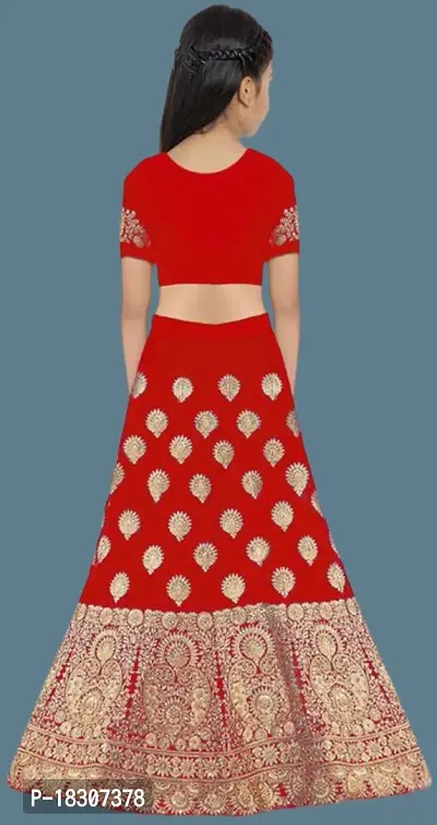 kids girls lehenga choli duptta set-thumb2