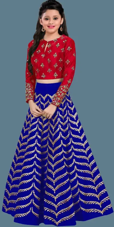 Girls Silk Lehenga Cholis 