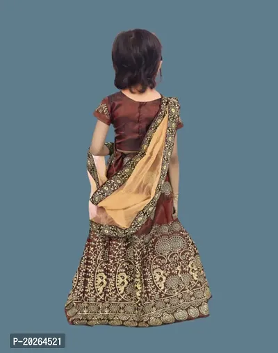 kids girls lehenga choli duptta set-thumb2