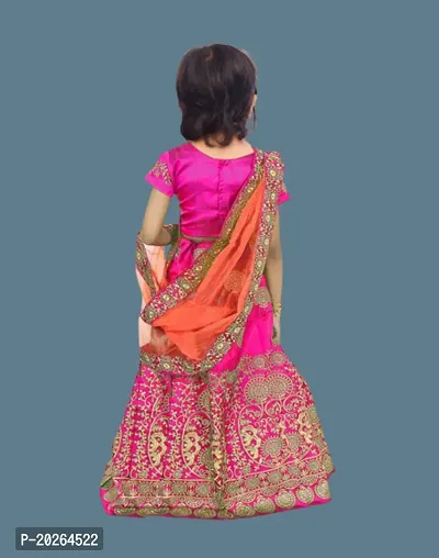 kids girls lehenga choli duptta set-thumb2