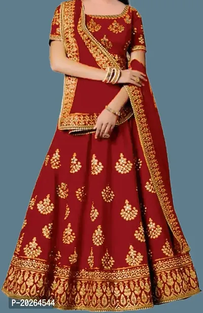 kids girls lehenga choli duptta set-thumb2