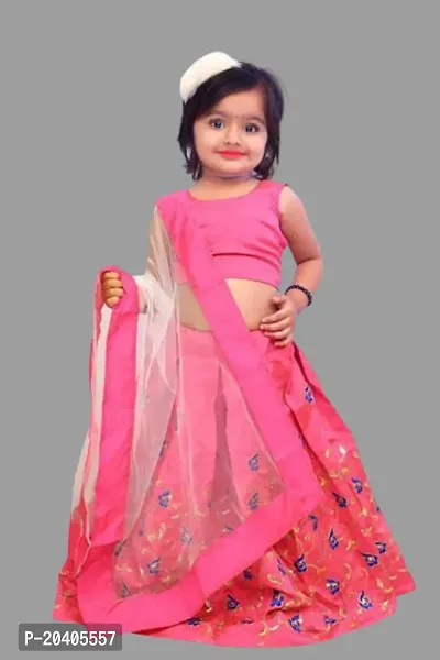 kids girls lehenga choli duptta set-thumb0