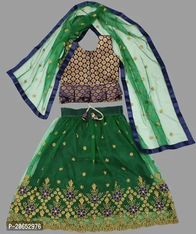 kids girls lehenga choli duptta set-thumb0