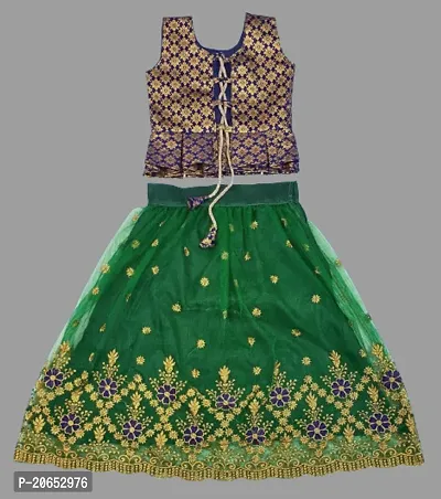 kids girls lehenga choli duptta set-thumb2