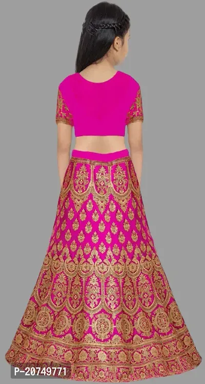 kids girls lehenga choli duptta set-thumb2