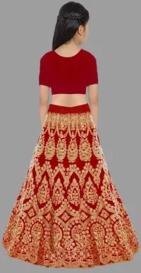 Traditional Girls  Embroidered Lehenga Choli - Perfect for Ethnic Occasions-thumb1