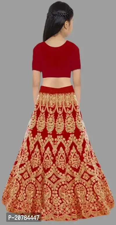 Traditional Girls  Embroidered Lehenga Choli - Perfect for Ethnic Occasions-thumb2