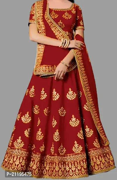 kids girls lehenga choli duptta set-thumb2