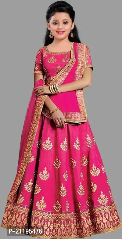 kids girls lehenga choli duptta set