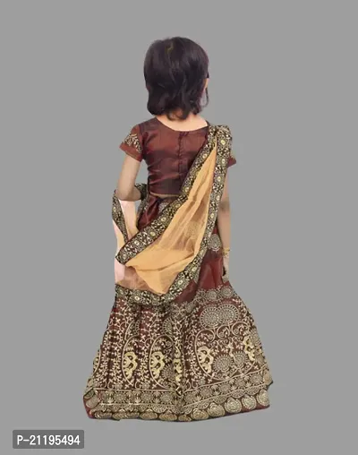 kids girls lehenga choli duptta set-thumb2