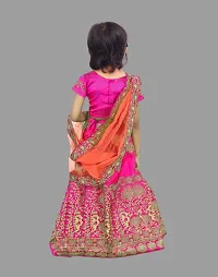 kids girls lehenga choli duptta set-thumb1