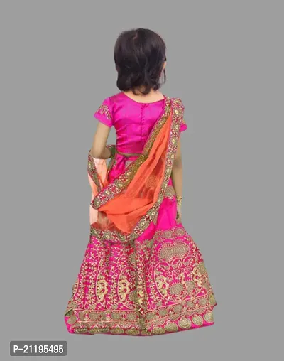 kids girls lehenga choli duptta set-thumb2