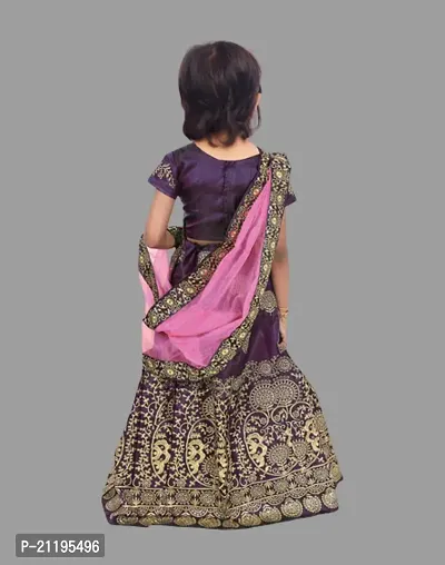 kids girls lehenga choli duptta set-thumb2